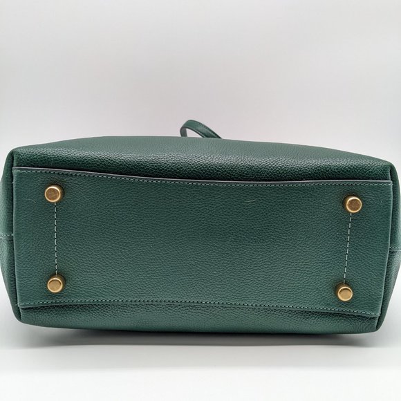 Coach Taylor pebbled leather tote - pine Green - Picture 7 of 16